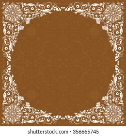 vector vintage floral  background