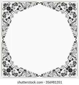 vector vintage floral  background
