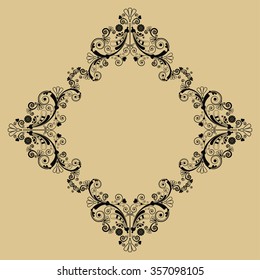 vector vintage floral  background