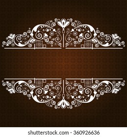 vector vintage floral  background