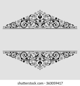 vector vintage floral  background