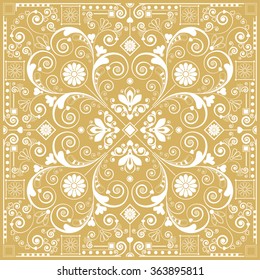 vector vintage floral  background
