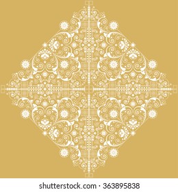 vector vintage floral  background
