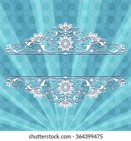vector vintage floral  background