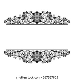 vector vintage floral  background