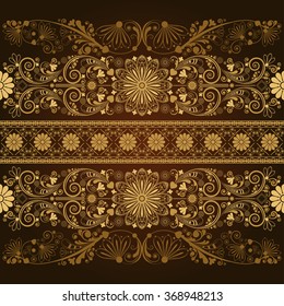 vector vintage floral  background