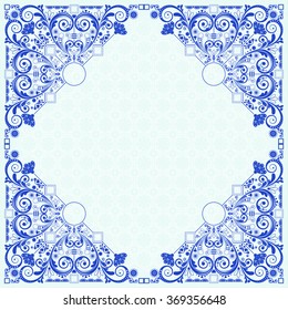vector vintage floral  background