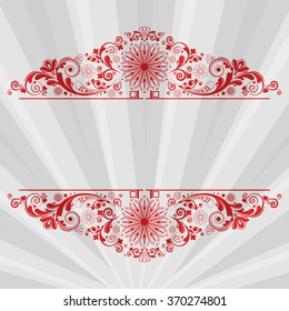 vector vintage floral  background