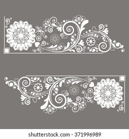vector vintage floral  background