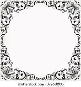 vector vintage floral  background