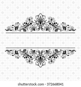 vector vintage floral  background
