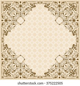 vector vintage floral  background