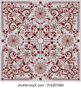 vector vintage floral  background