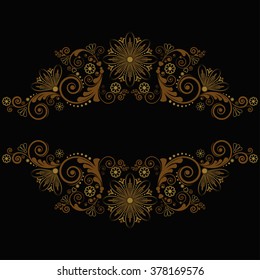vector vintage floral  background