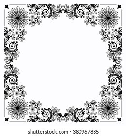 vector vintage floral  background