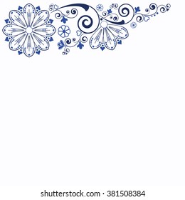 vector vintage floral  background