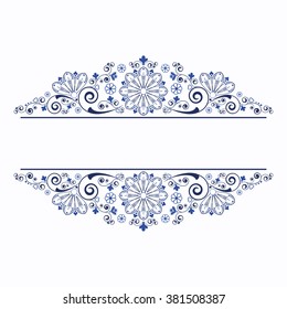vector vintage floral  background