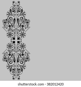 vector vintage floral  background