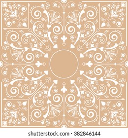 vector vintage floral  background