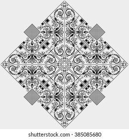 vector vintage floral  background