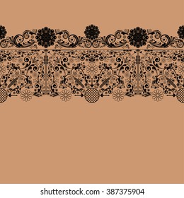 vector vintage floral  background