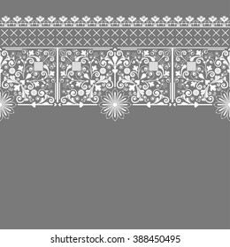 vector vintage floral  background