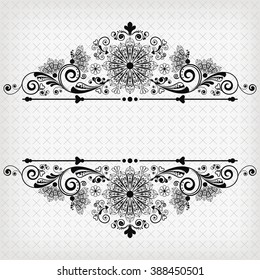vector vintage floral  background