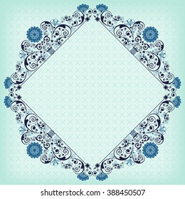 vector vintage floral  background