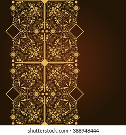 vector vintage floral  background