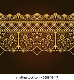 vector vintage floral  background