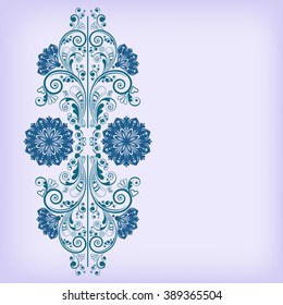 vector vintage floral  background