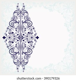 vector vintage floral  background