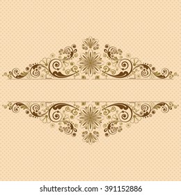 vector vintage floral  background