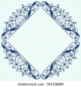vector vintage floral  background