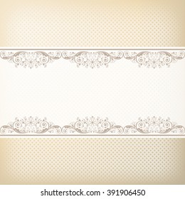vector vintage floral  background