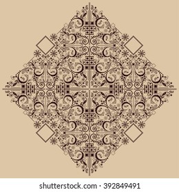 vector vintage floral  background