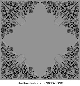 vector vintage floral  background