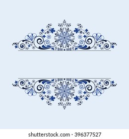 vector vintage floral  background