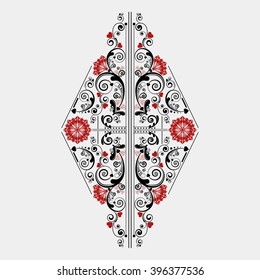 vector vintage floral  background
