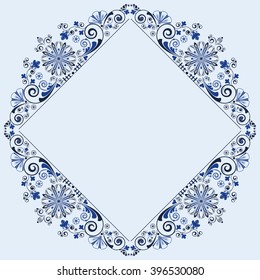 vector vintage floral  background