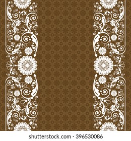 vector vintage floral  background