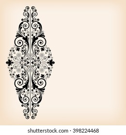 vector vintage floral  background