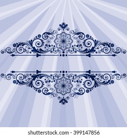 vector vintage floral  background