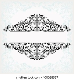 vector vintage floral  background