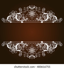 vector vintage floral  background