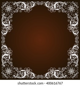 vector vintage floral  background