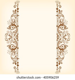 vector vintage floral  background