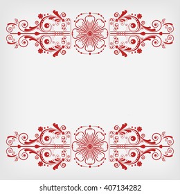 vector vintage floral  background
