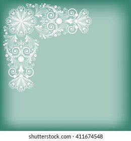 vector vintage floral  background