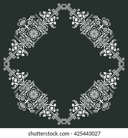 vector vintage floral  background